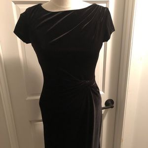 Velvet black dress